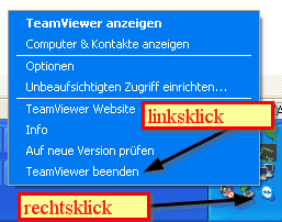 TeamViewer beenden