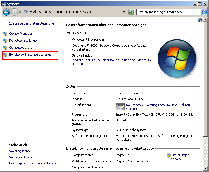 SystemSteuerungSystem