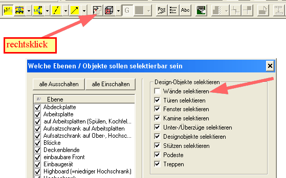 WaendeNichtSelektieren