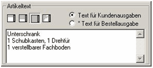 Artikeltext für Kundenausgaben