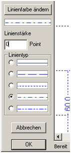 Generierteile bearbeiten Fenster linke Seite Generierteile bearbeiten Fenster linke Seite