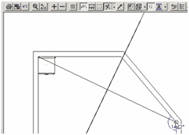 Mauslinie senkrechte dazu Mauslinie senkrechte dazu
